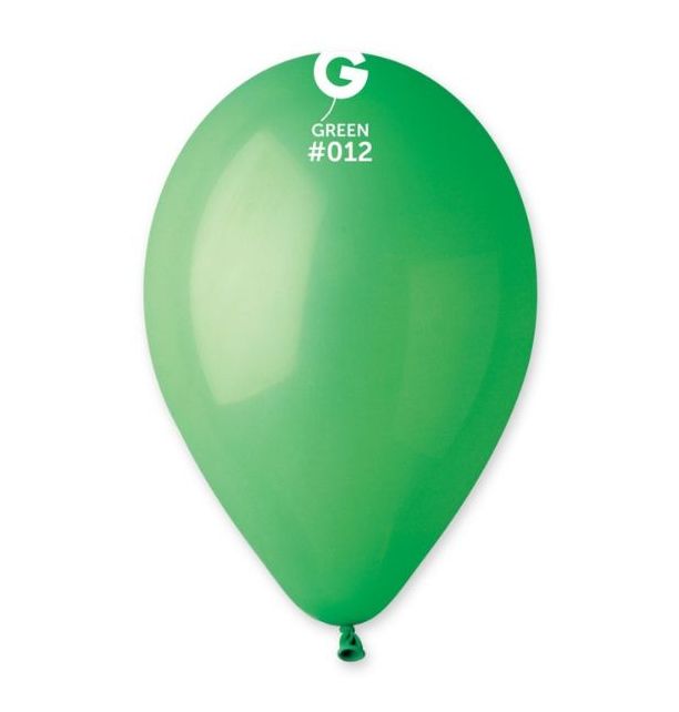 Gemar 13" Green #012 G120 50pcs Round Balloon