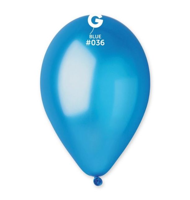 Gemar 13" Blue #036 GM120 50pcs Round Balloon