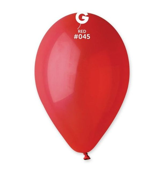 Gemar 13" Red #045 G120 50pcs Round Balloon