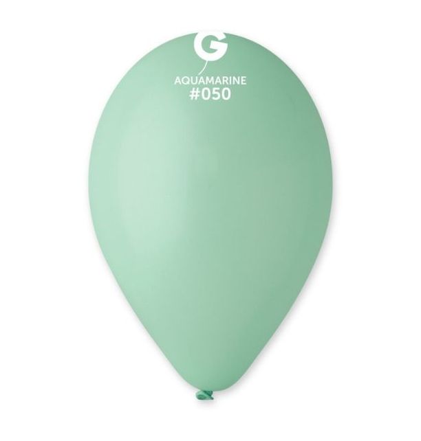 Gemar 13" Aquamarine #050 G120 50pcs Round Balloon