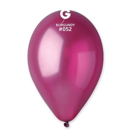 Gemar 13" Burgundy #052 GM120 50pcs Round Balloon