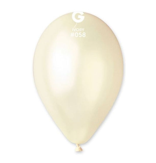 Gemar 13" Ivory #058 GM120 50pcs Round Balloon