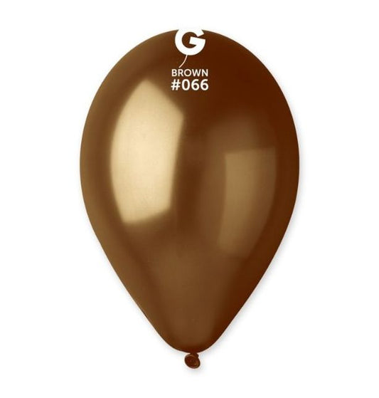 Gemar 13" Brown #066 GM120 50pcs Round Balloon