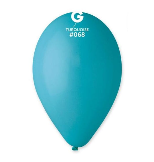 Gemar 13" Turquoise #068 G120 50pcs Round Balloon