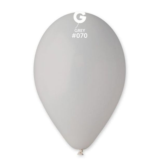 Gemar 13" Grey #070 G120 50pcs Round Balloon