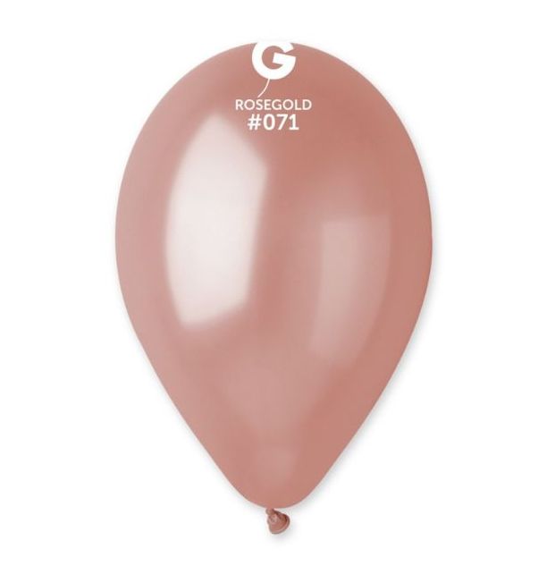 Gemar 13" Rose Gold #071 GM120 50pcs Round Balloon