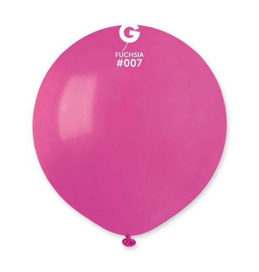 Gemar 19" Fuchsia #007 G19 25pcs Round Balloon