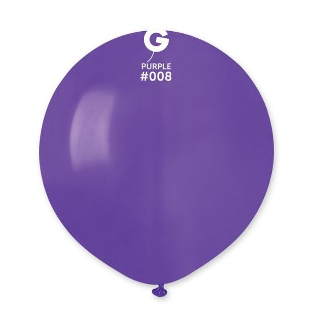 Gemar 19" Purple #008 G19 25pcs Round Balloon