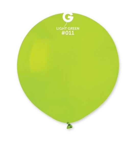 Gemar 19" Light Green #011 G19 25pcs Round Balloon