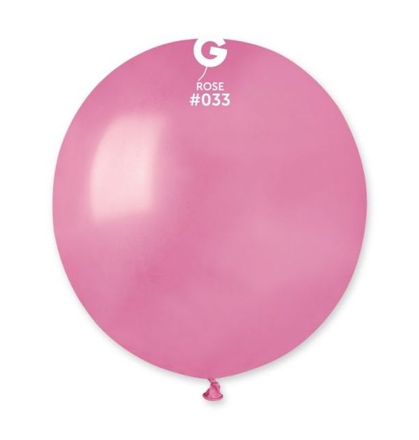 Gemar 19" Rose #033 GM19 25pcs Round Balloon