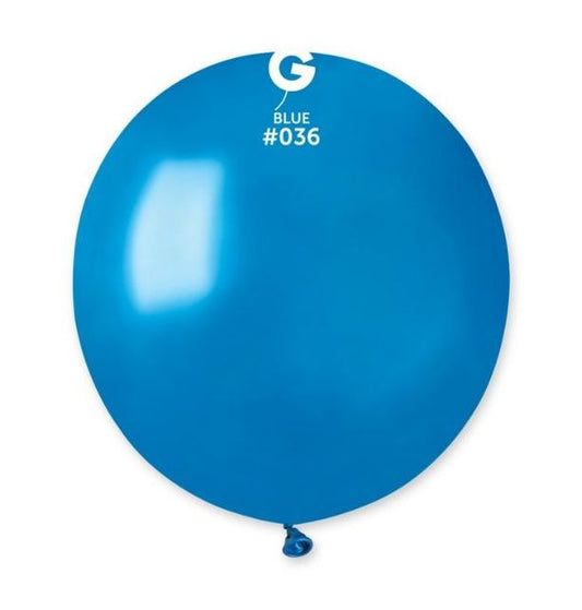 Gemar 19" Blue #036 GM19 25pcs Round Balloon