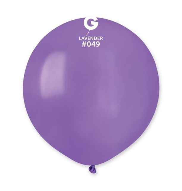 Gemar 19" Lavender #049 G19 25pcs Round Balloon