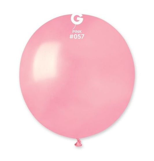 Gemar 19" Pink #057 G19 25pcs Round Balloon