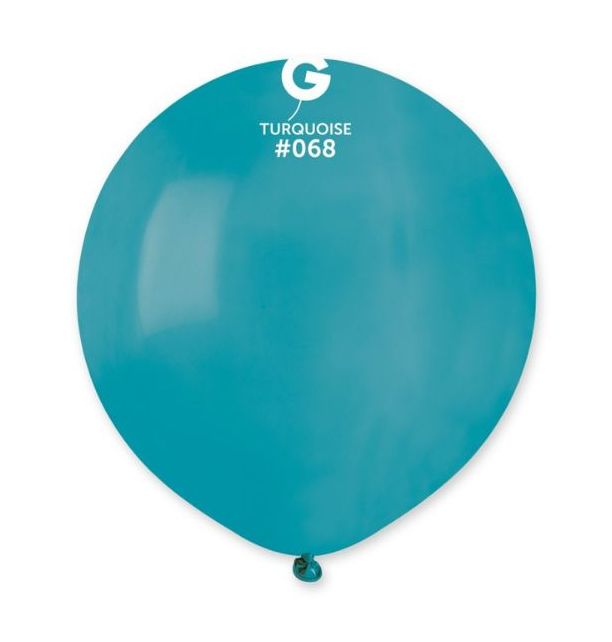 Gemar 19" Turquoise #068 G19 25pcs Round Balloon