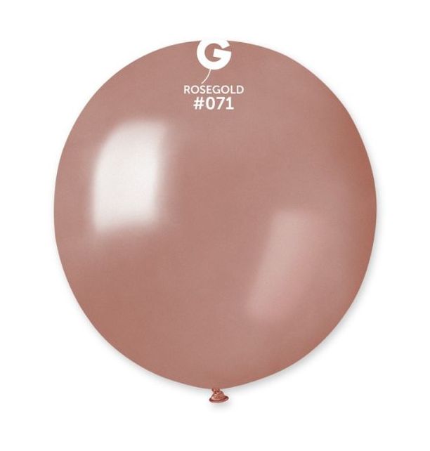 Gemar 19" Rose Gold #071 GM19 25pcs Round Balloon