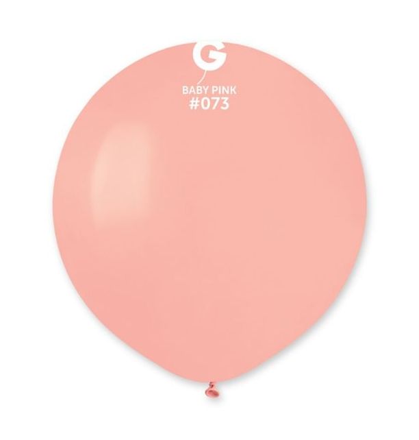 Gemar 19" Baby Pink #073 G19 25pcs Round Balloon