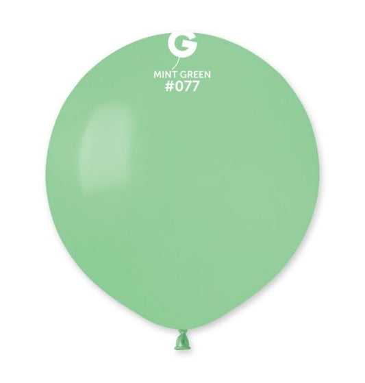 Gemar 19" Mint Green #077 G19 25pcs Round Balloon