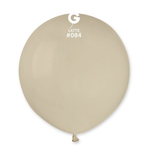 Gemar 19" Latte #084 G19 25pcs Round Balloon