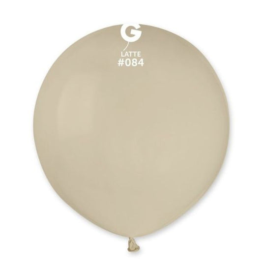 Gemar 19" Latte #084 G19 25pcs Round Balloon