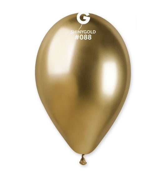 Gemar 13" Shiny Gold #088 GB120 50pcs Round Balloon