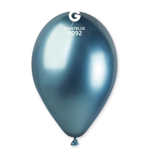 Gemar 13" Shiny Blue #092 GB120 50pcs Round Balloon