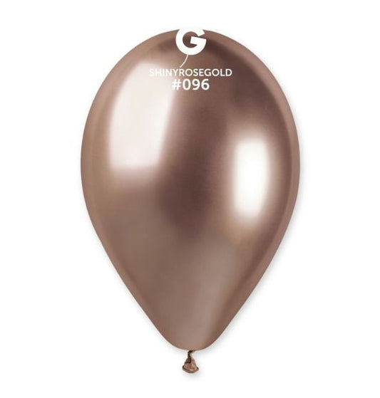 Gemar 13" Shiny Rose Gold #096 GB120 50pcs Round Balloon