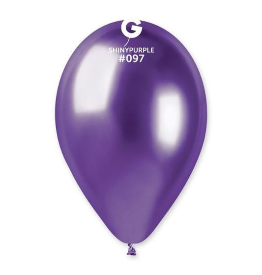 Gemar 13" Shiny Purple #097 GB120 50pcs Round Balloon