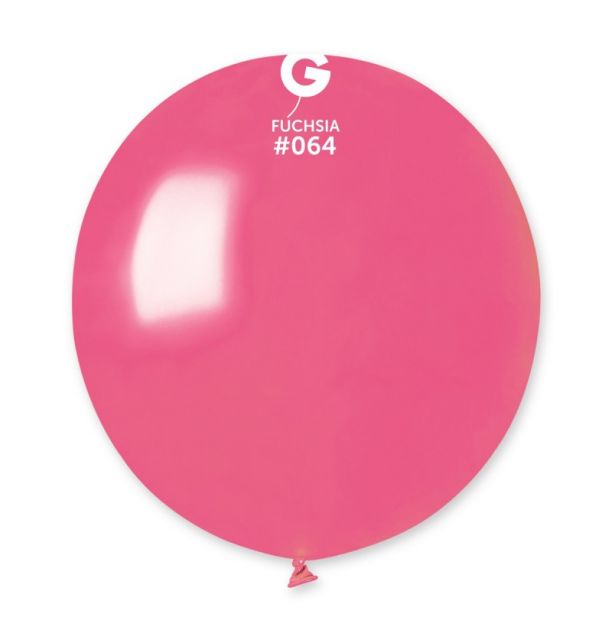 Gemar 19" Fuchsia #064 GM19 25pcs Round Balloon